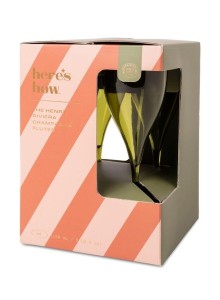 HHC227UK The Henry Champagne Acrylic Glasses - Set of 4 Olive